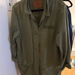 Levi's Khaki Green Casual Jacket